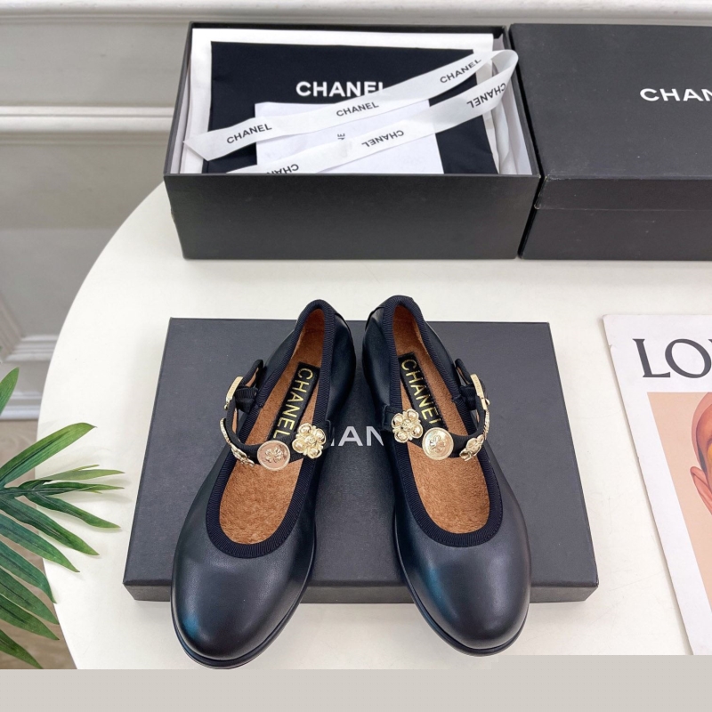 Ch*el flat shoes